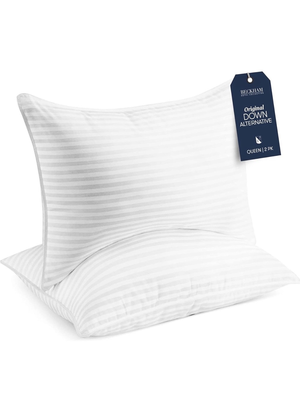 NEW IN BOX | Hotel Collection Beckham Super Plush Gel-Fiber Pillows | Queen